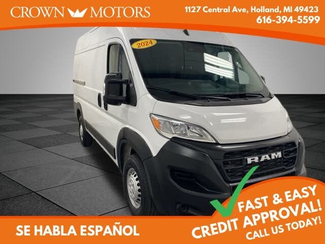 2024 RAM ProMaster 1500 Tradesman 136 High Roof Cargo Van without Passenger Seat FWD