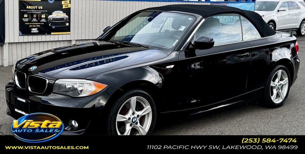 2013 BMW 1 Series 128i Convertible RWD