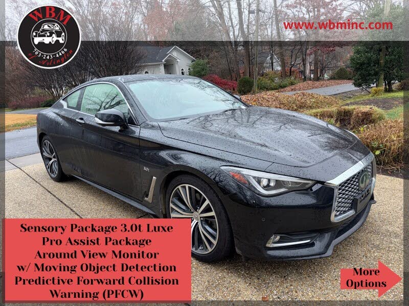 2018 INFINITI Q60 3.0t Luxe Coupe AWD