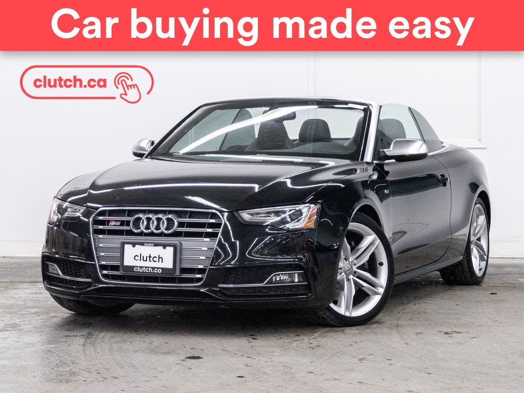 2016 Audi S5 3.0T quattro Technik Cabriolet AWD