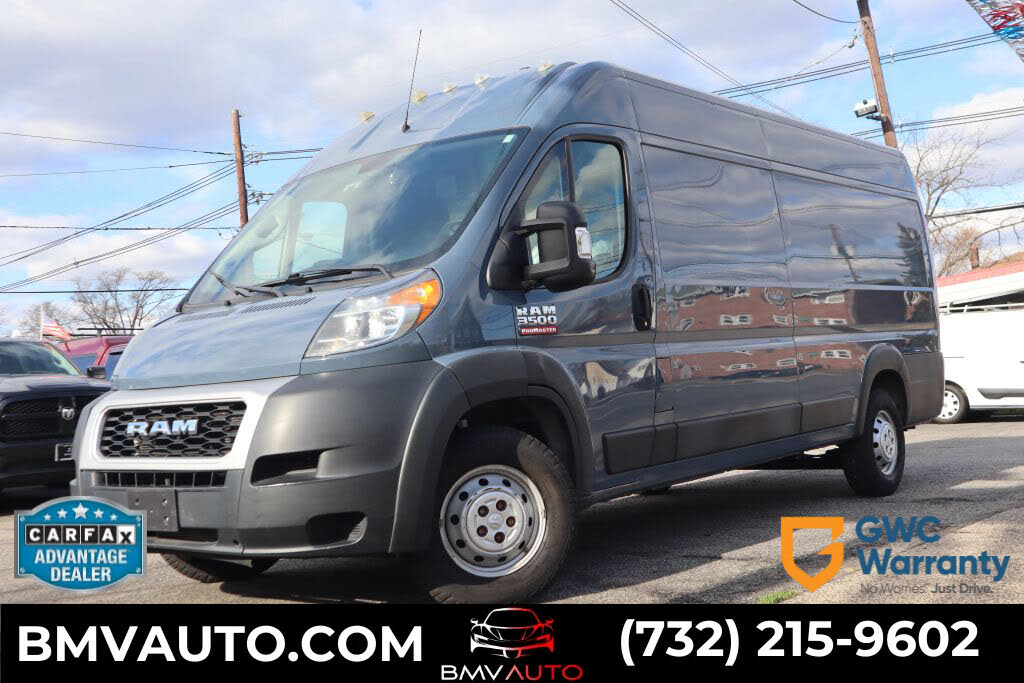 2019 RAM ProMaster 3500 159 High Roof Extended Cargo Van FWD