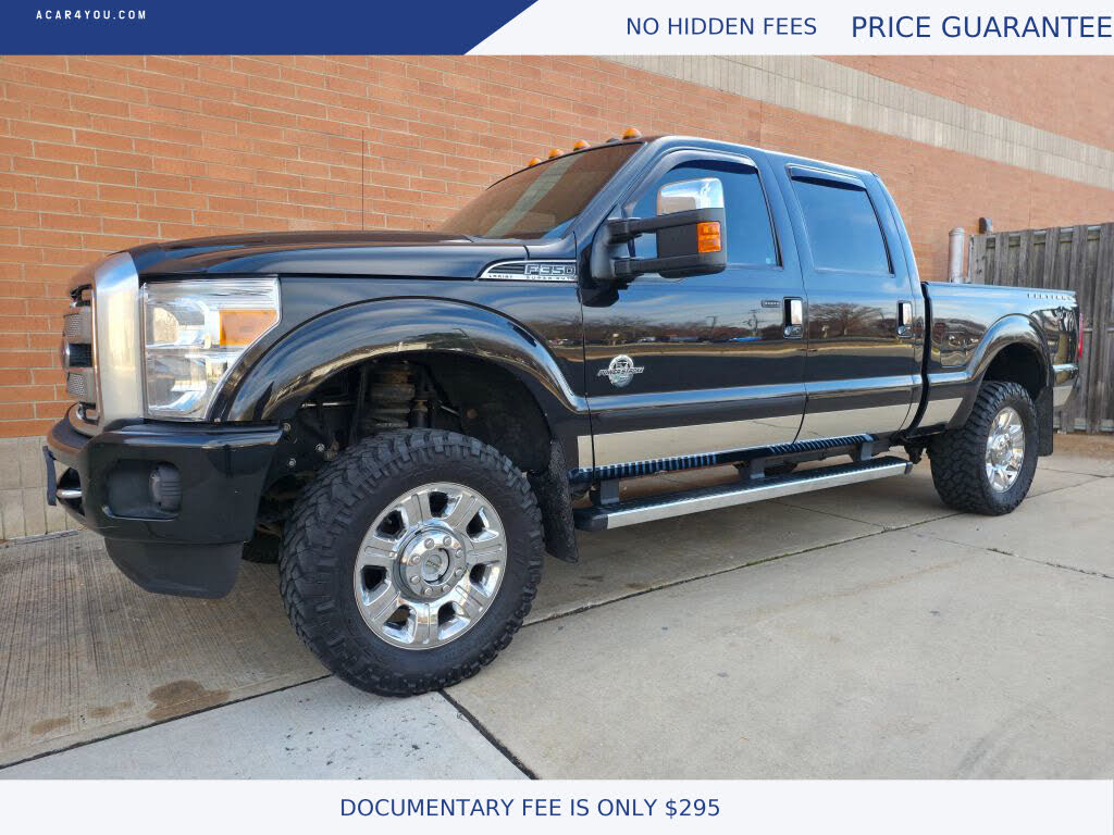 2015 Ford F-350 Super Duty Platinum Crew Cab 4WD