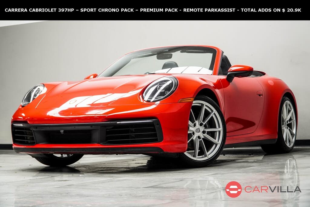 2022 Porsche 911 Carrera Cabriolet RWD