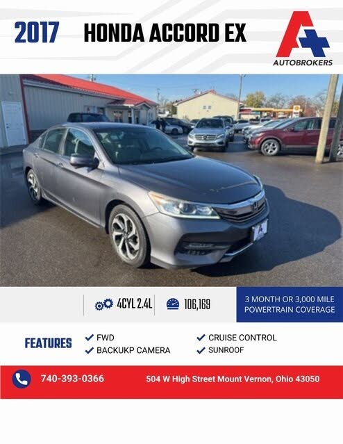 2017 Honda Accord EX FWD