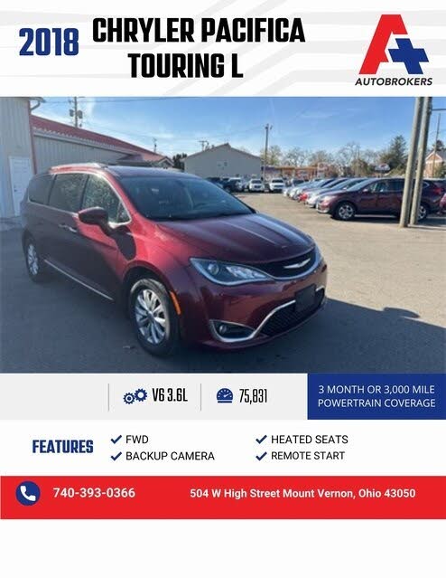 2018 Chrysler Pacifica Touring L FWD