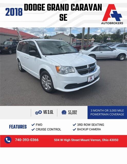 2018 Dodge Grand Caravan SE FWD