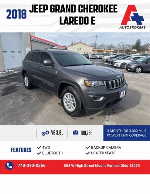 2018 Jeep Grand Cherokee Laredo E 4WD