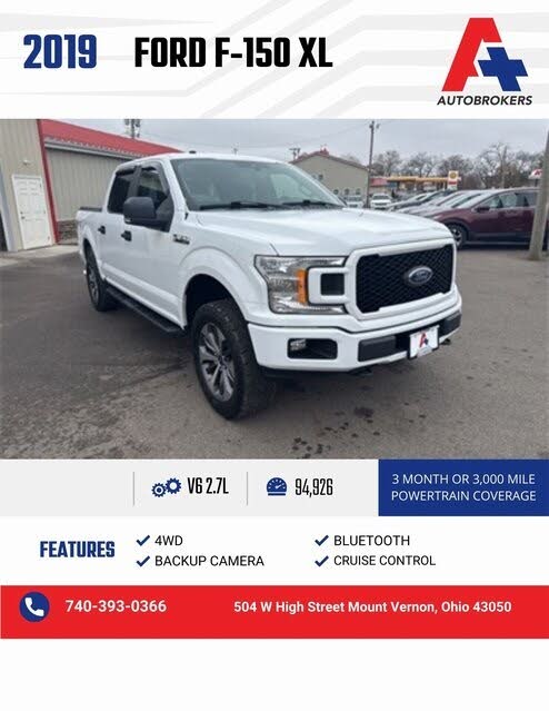 2019 Ford F-150 XL SuperCrew 4WD