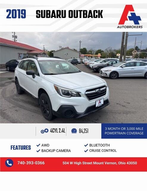 2019 Subaru Outback 2.5i AWD
