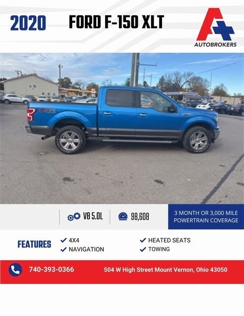 2020 Ford F-150 XLT SuperCrew 4WD