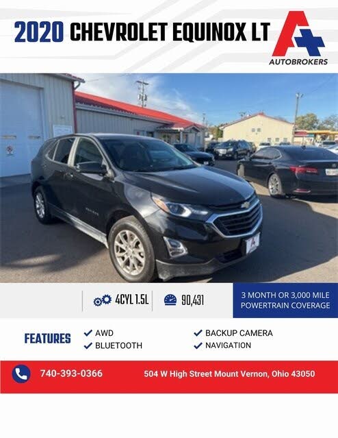 2021 Chevrolet Equinox LT AWD with 2FL