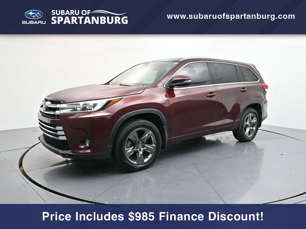 2018 Toyota Highlander Limited Platinum AWD