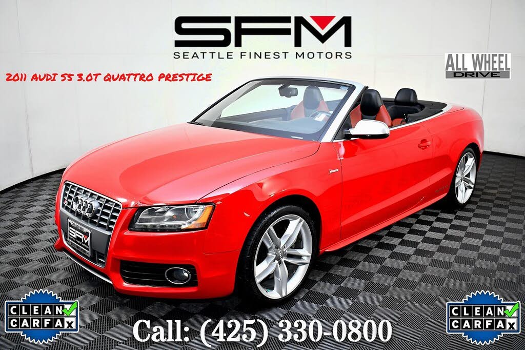 2011 Audi S5 3.0T quattro Prestige Cabriolet AWD