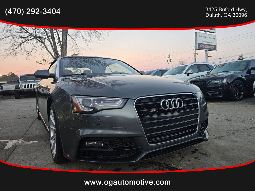 2017 Audi A5 2.0T quattro Sport Cabriolet AWD