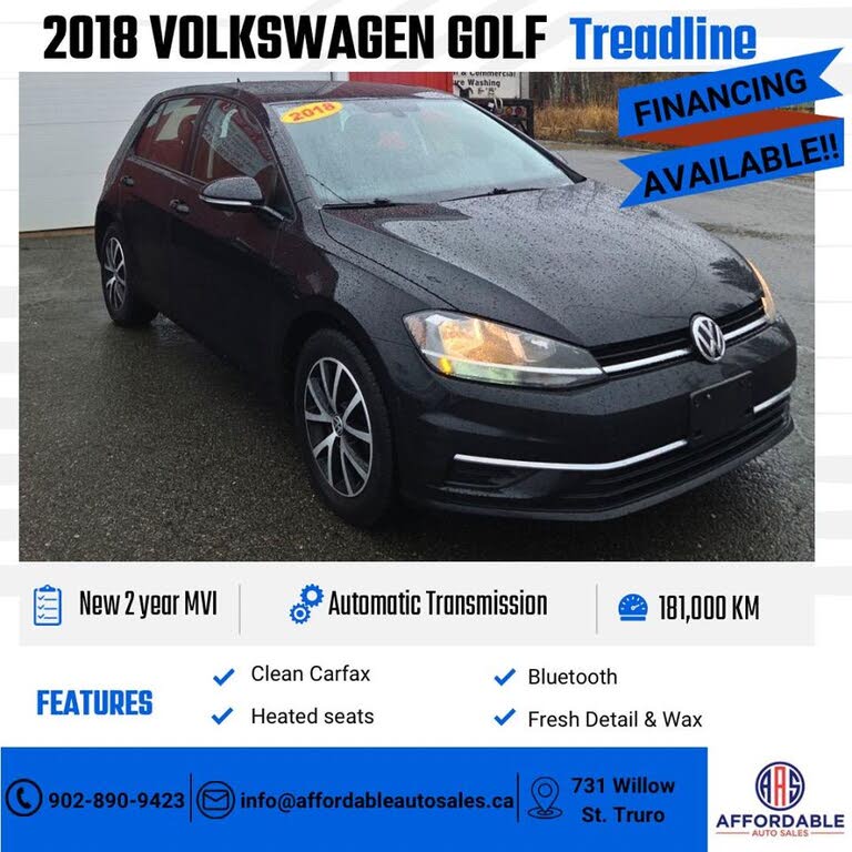 2018 Volkswagen Golf 1.8T Trendline 4-Door FWD