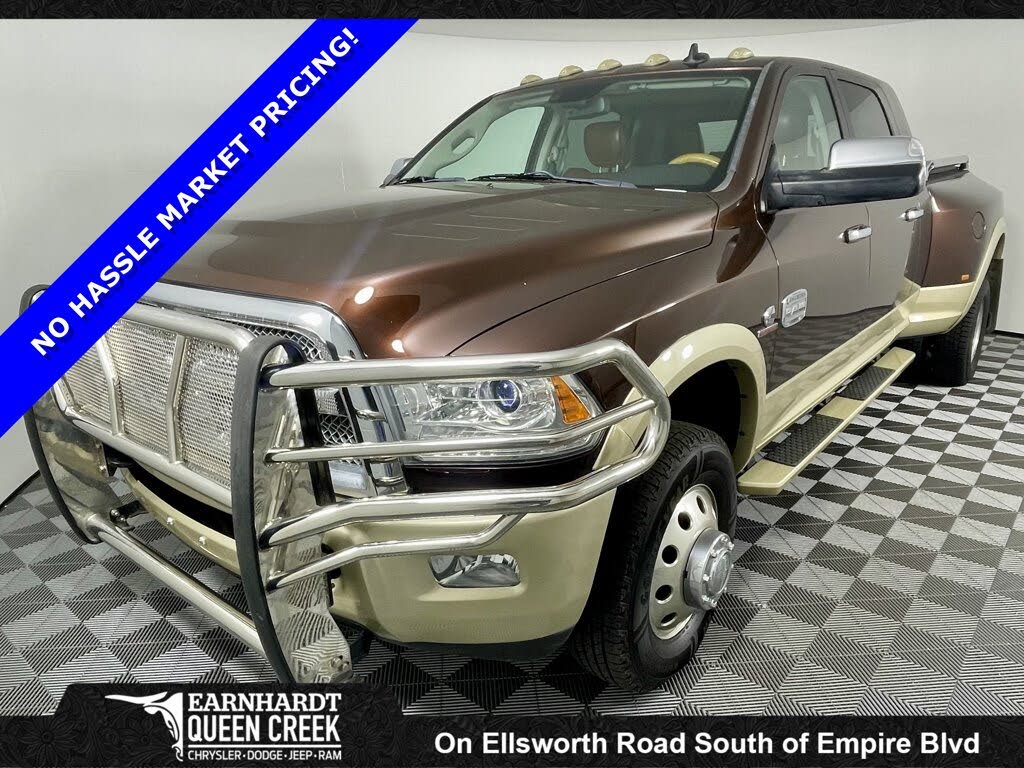 2014 RAM 3500 Laramie Longhorn Mega Cab DRW 4WD