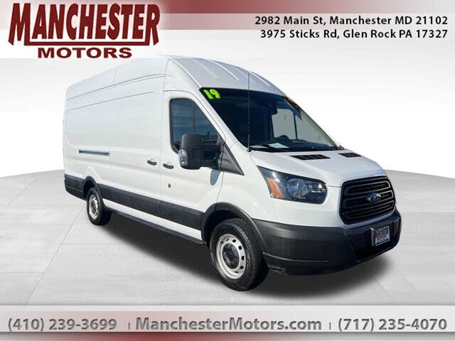 2019 Ford Transit Cargo 350 Extended High Roof LWB RWD with Dual Sliding Side Doors