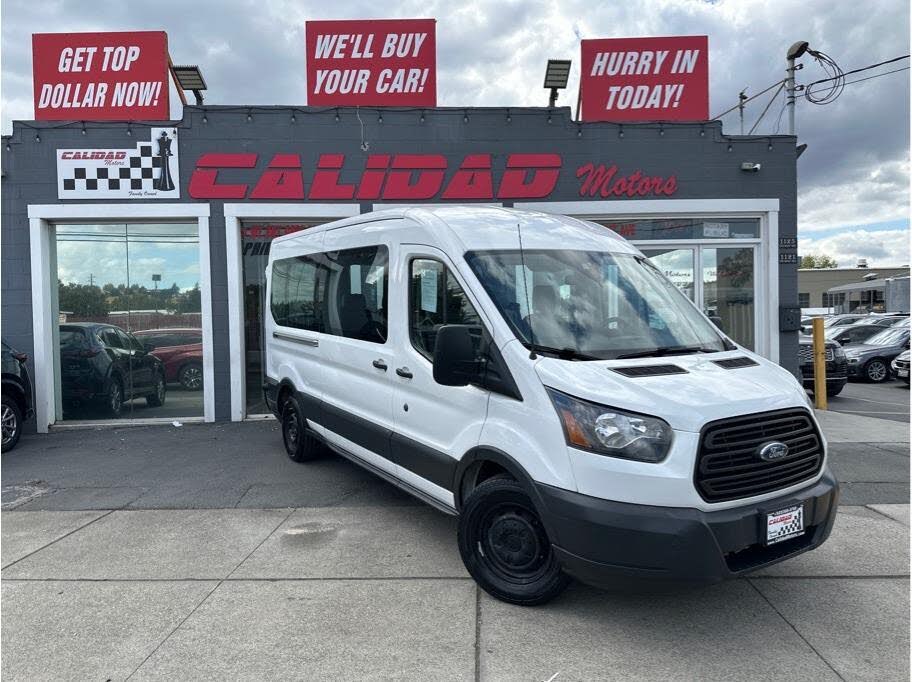 2018 Ford Transit Passenger 350 XL Medium Roof LWB RWD with Sliding Passenger-Side Door
