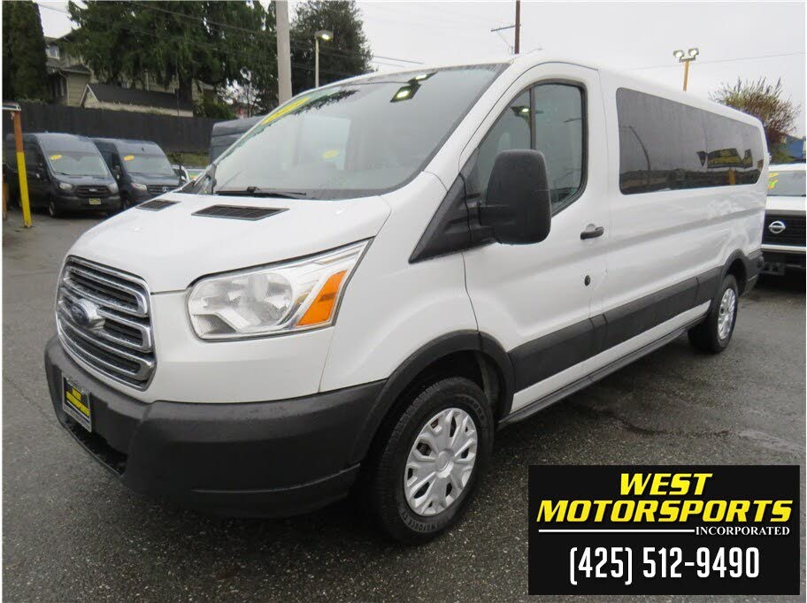 2019 Ford Transit Passenger 350 XLT Low Roof LWB RWD with 60/40 Passenger-Side Doors