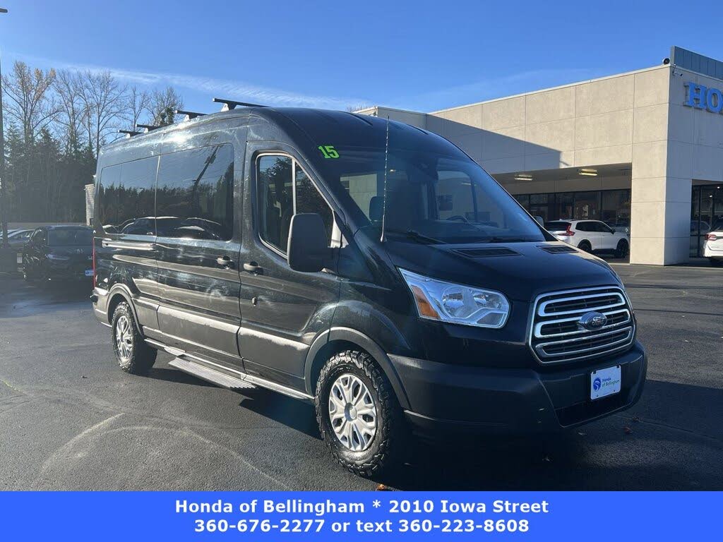 2015 Ford Transit Passenger 350 XLT Medium Roof LWB RWD with Sliding Passenger-Side Door