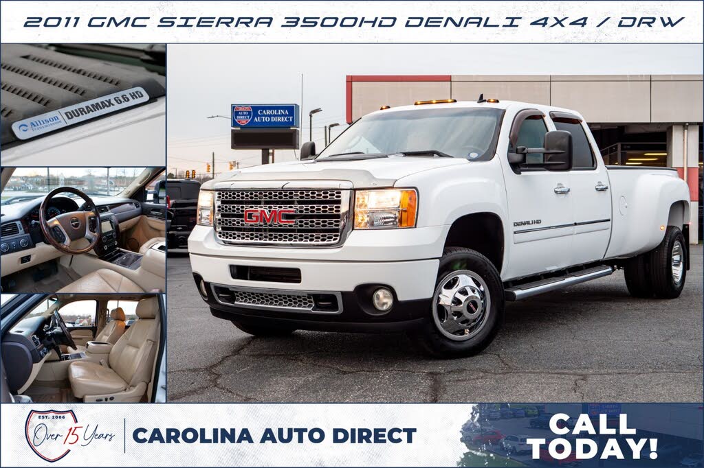 2011 GMC Sierra 3500HD Denali Crew Cab LB DRW 4WD