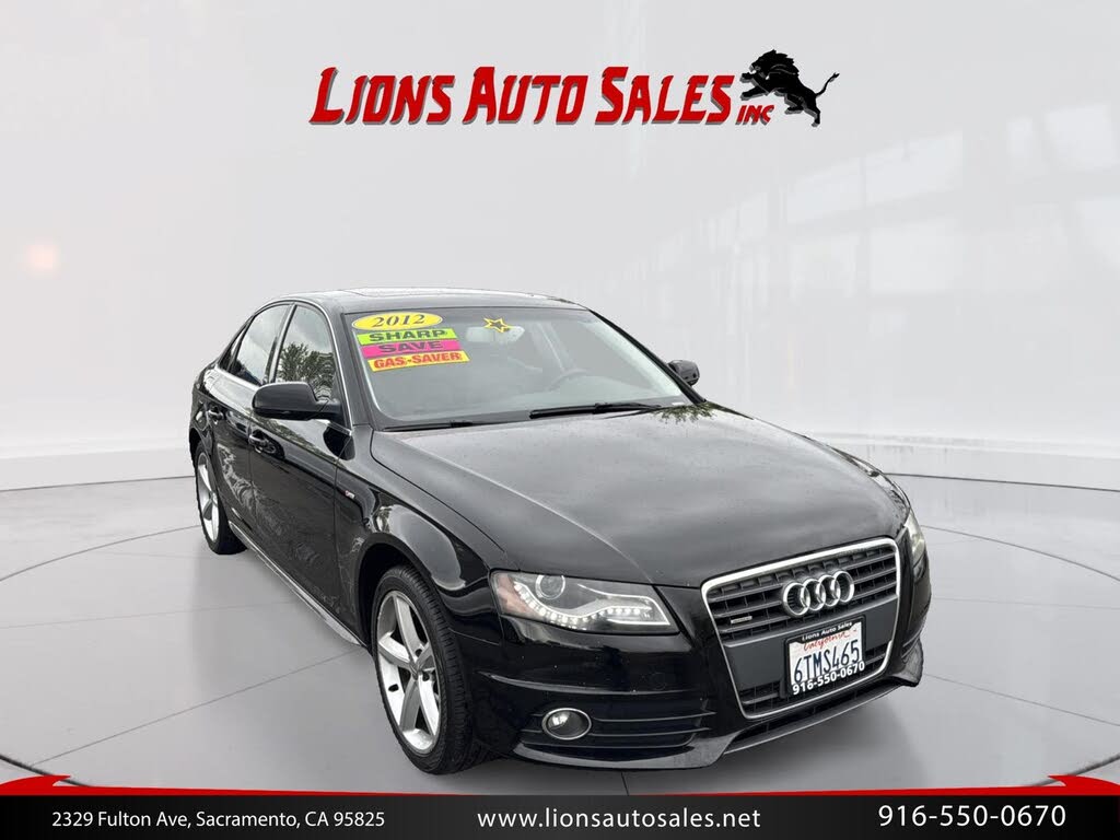 2012 Audi A4 2.0T quattro Premium Plus Sedan AWD