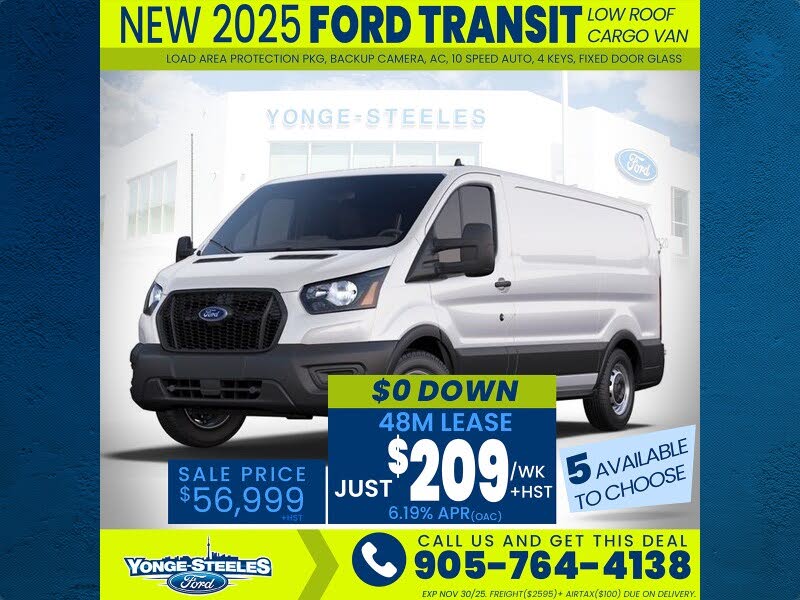 2025 Ford Transit Cargo 150 Low Roof RWD