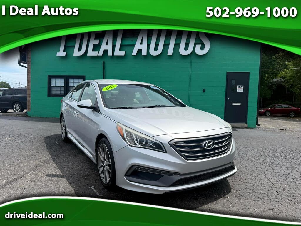 2017 Hyundai Sonata 2.0T Sport FWD with Black Leather Interior