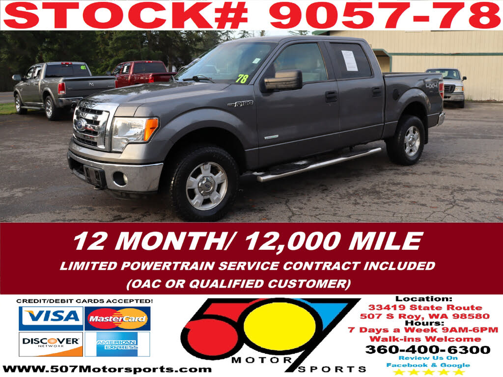 2012 Ford F-150 XLT SuperCrew LB 4WD