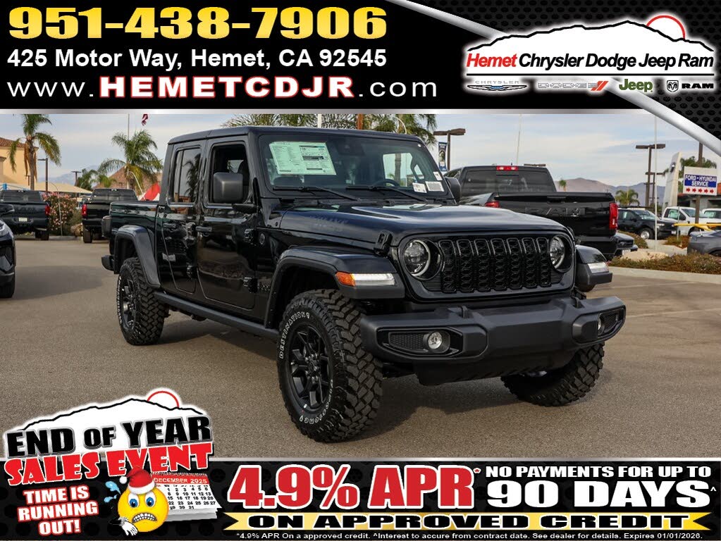 2025 Jeep Gladiator Willys Crew Cab 4WD