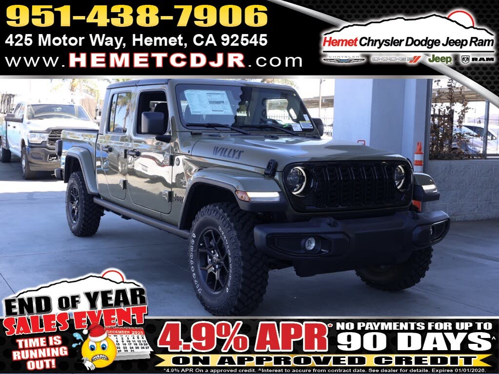2025 Jeep Gladiator Willys Crew Cab 4WD
