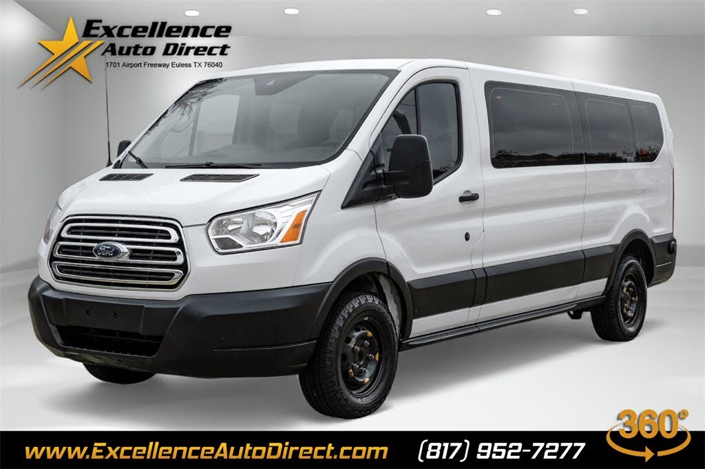 2019 Ford Transit Passenger 350 XLT Low Roof LWB RWD with 60/40 Passenger-Side Doors