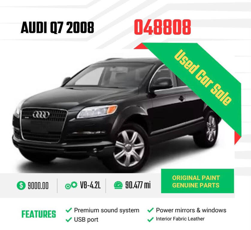 2008 Audi Q7 4.2 quattro Premium S-Line