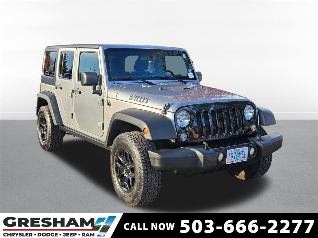 2016 Jeep Wrangler Unlimited Willys Wheeler 4WD