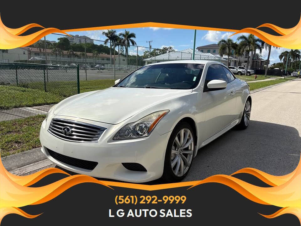 2010 INFINITI G37 Sport Convertible RWD