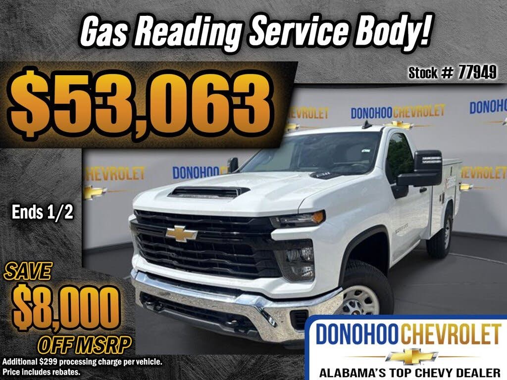 2025 Chevrolet Silverado 3500HD Work Truck Regular Cab LB RWD