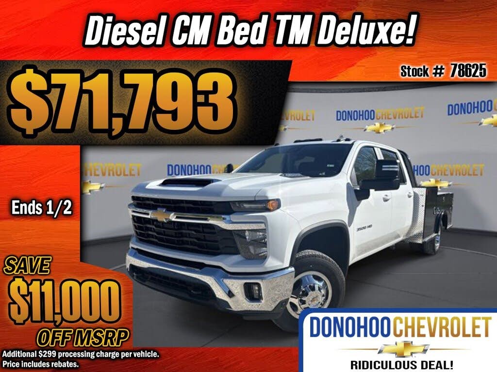 2025 Chevrolet Silverado 3500HD Chassis LT Crew Cab RWD