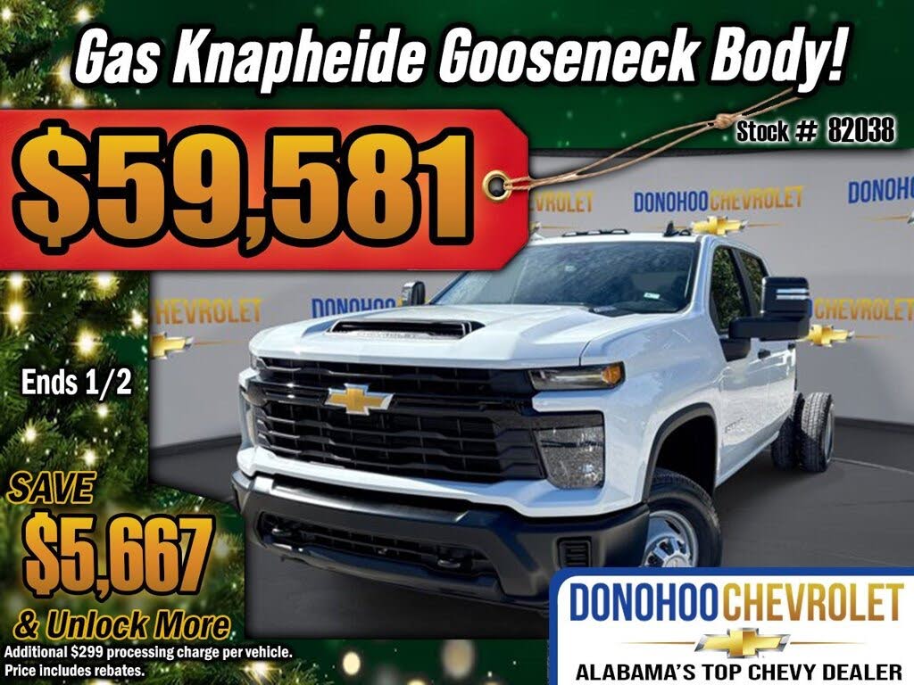 2026 Chevrolet Silverado 3500HD Chassis Work Truck Crew Cab 4WD