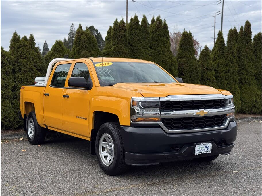 2018 Chevrolet Silverado 1500 Work Truck Crew Cab 4WD