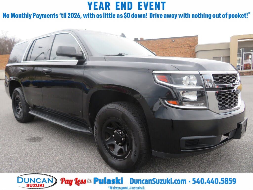 2016 Chevrolet Tahoe Police RWD