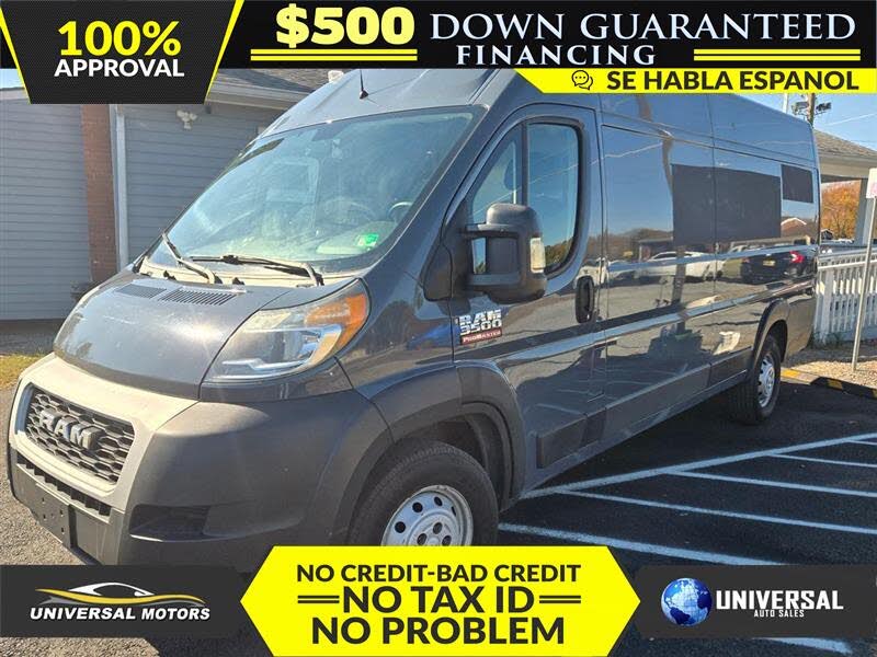 2019 RAM ProMaster 3500 159 High Roof Extended Cargo Van FWD