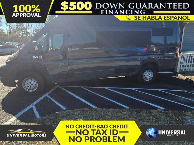 2020 RAM ProMaster 3500 159 High Roof Extended Cargo Van FWD