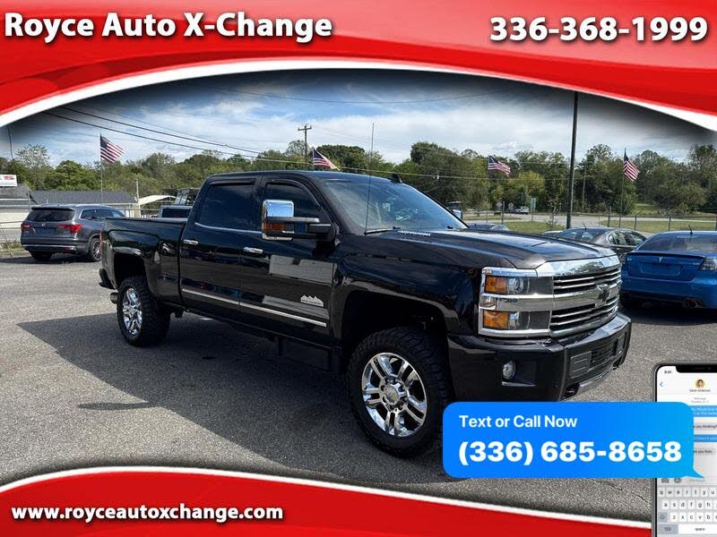 2016 Chevrolet Silverado 2500HD High Country Crew Cab 4WD