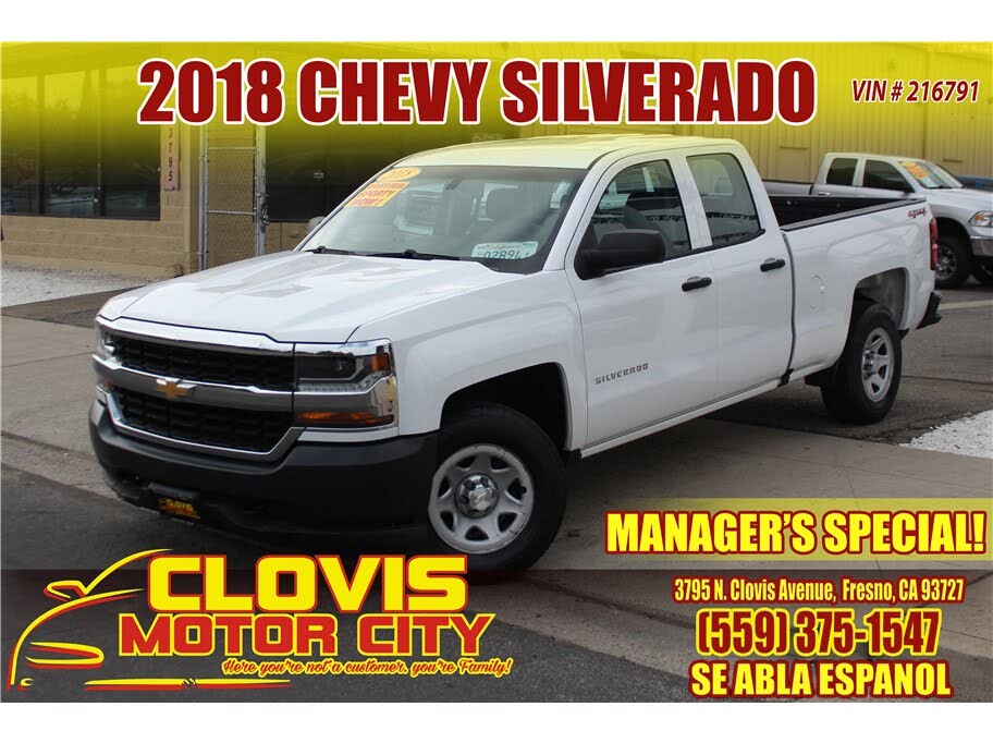 2018 Chevrolet Silverado 1500 Work Truck Double Cab 4WD
