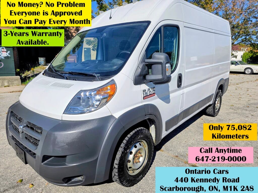 2014 RAM ProMaster 1500 136 High Roof Cargo Van