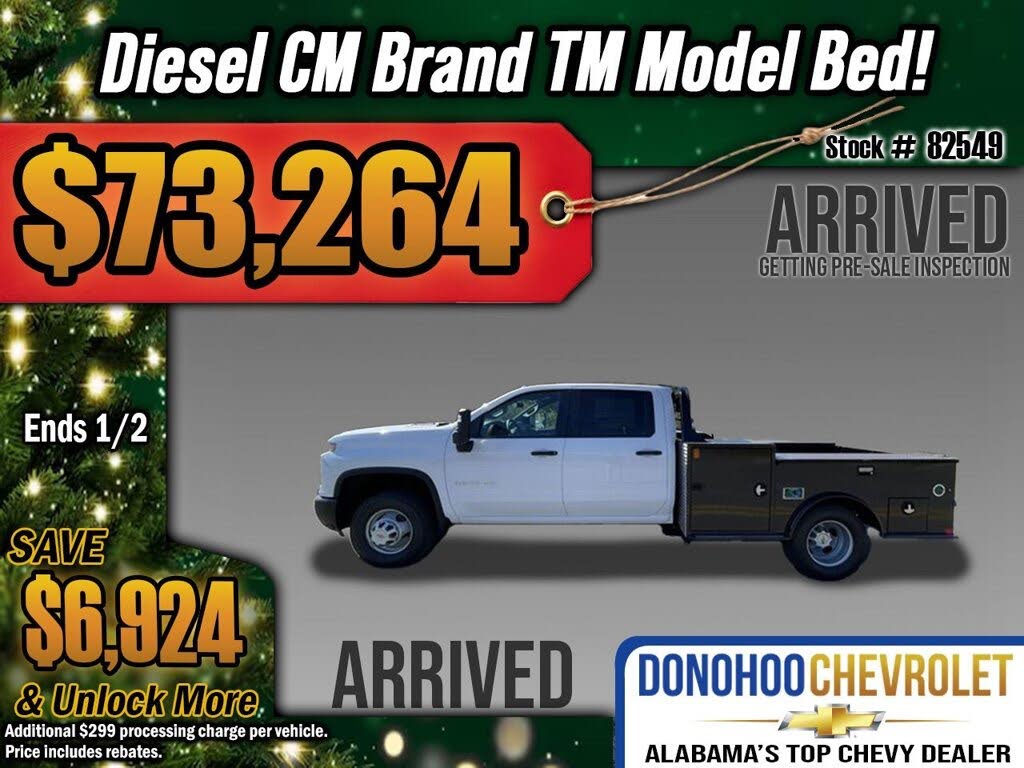 2026 Chevrolet Silverado 3500HD Chassis Work Truck Crew Cab 4WD