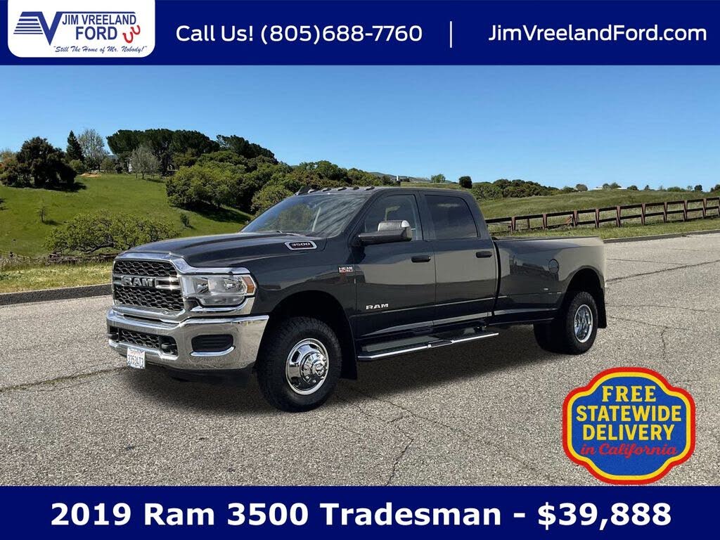 2019 RAM 3500 Tradesman Crew Cab LB DRW 4WD