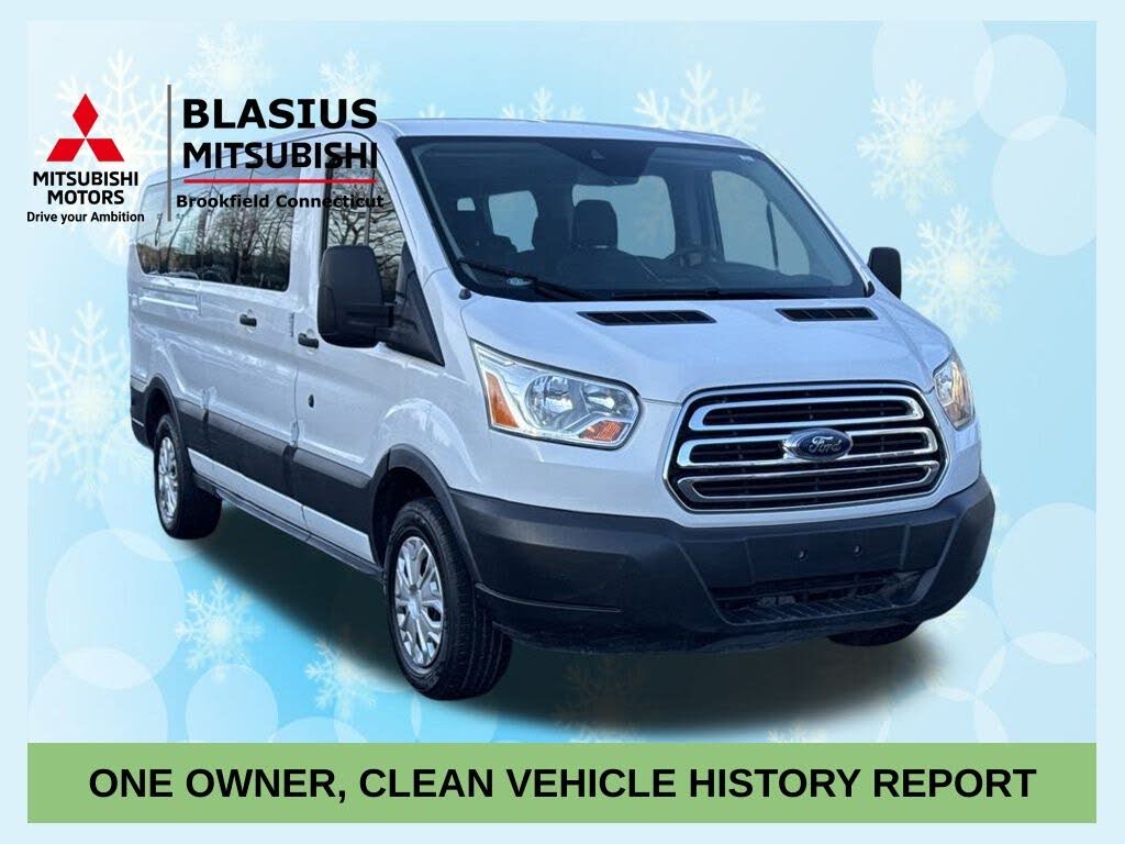 2019 Ford Transit Passenger 350 XLT Low Roof LWB RWD with 60/40 Passenger-Side Doors