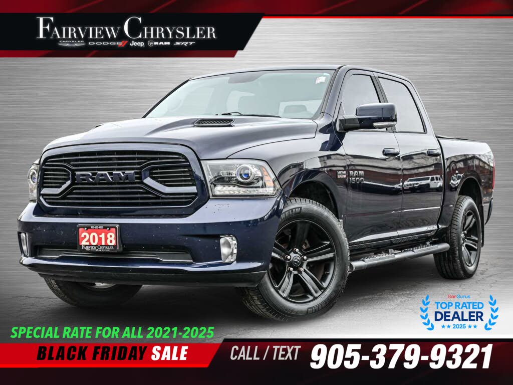 2018 RAM 1500 Sport Crew Cab 4WD