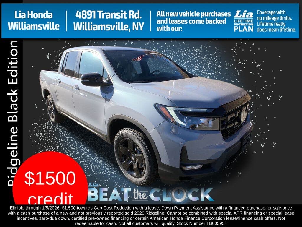 2026 Honda Ridgeline Black Edition AWD